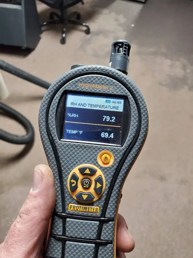Moisture meter humidity assessment for Mold Remediation & Removal in Hiawatha